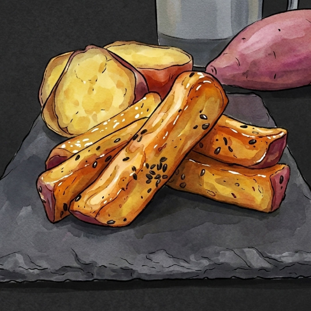 大学芋イラスト