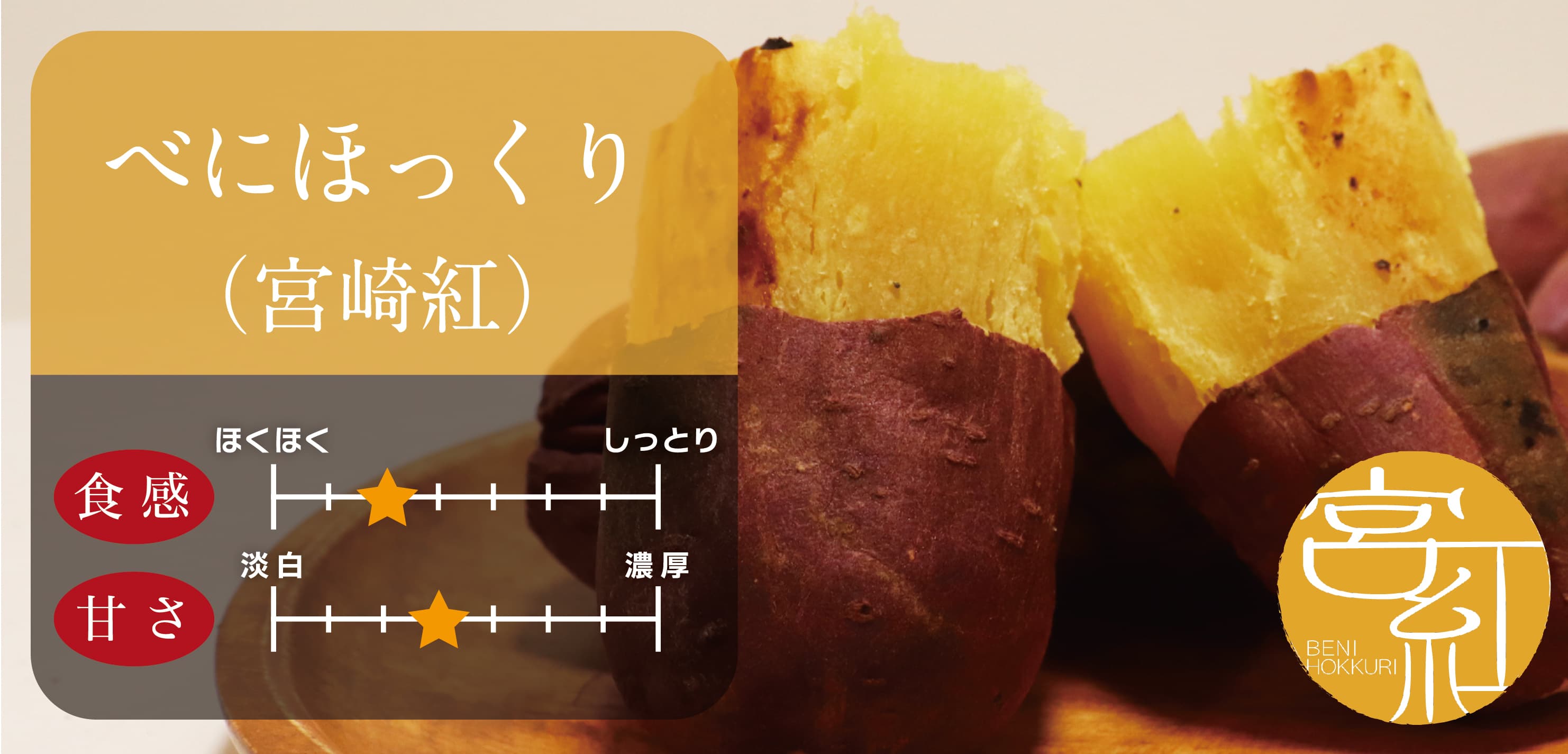 宮崎紅｜ホクホク食感で料理にも合う伝統品種