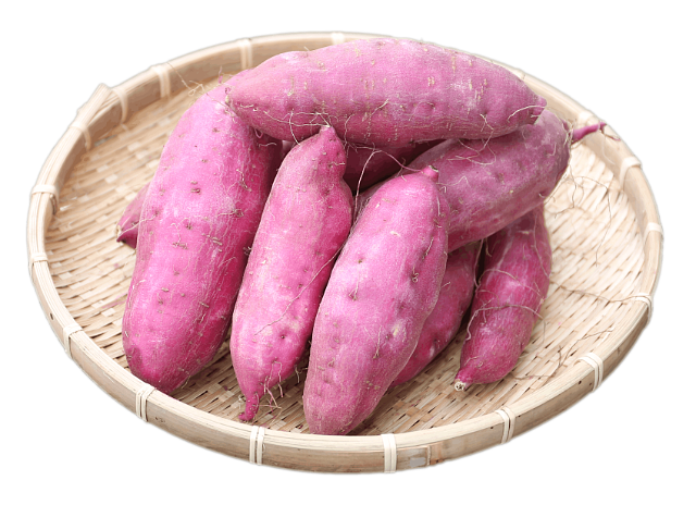 きれいに洗ったさつまいも